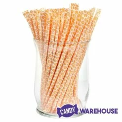 YumJunkie Sassy Straws Candy Powder Filled Mini Straws - Orange: 50-Piece Bag -US Model Figures Sales yumjunkie sassy straws candy powder filled mini straws orange 50 piece bag candy warehouse 3